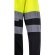 Polo bicolor alta visibilidad VL Vulcan manga larga Negro/Amarillo detalle 54
