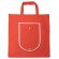 Bolsa plegable con ribete blanco rojo