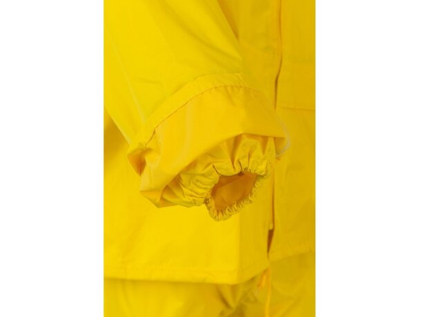 Traje de lluvia dos piezas VL Sedna con capucha transpirable Amarillo detalle 9