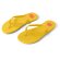 Zapatillas Maupiti S/M con suela de PE y tira ajustable de PVC Amarillo detalle 8
