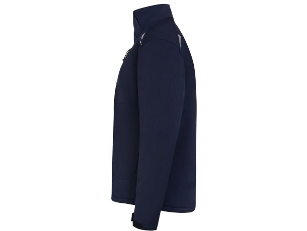 Chaqueta acolchada VL Nyx reciclada repelente al agua unisex Azul marino detalle 3