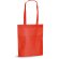 Bolsa de feria non woven termosellada roja con logo