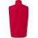 Chaleco soft shell Varuna con forro polar y cremallera invertida Rojo detalle 11