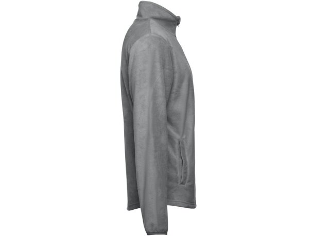Chaqueta polar Helsinki con cremallera y bolsillos Gris detalle 16