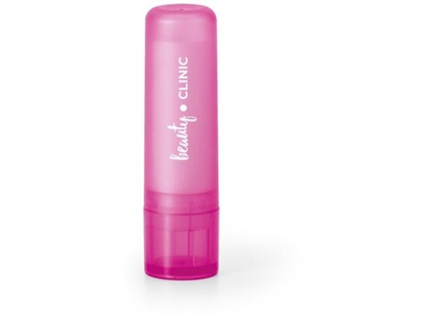 Protector labial en barra de colores rosa
