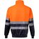 Sudadera alta visibilidad Thor Large bicolor polar reflectante Azul marino/Naranja detalle 2