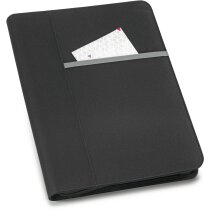 Portafolios Auster gris anillas poliéster 600D