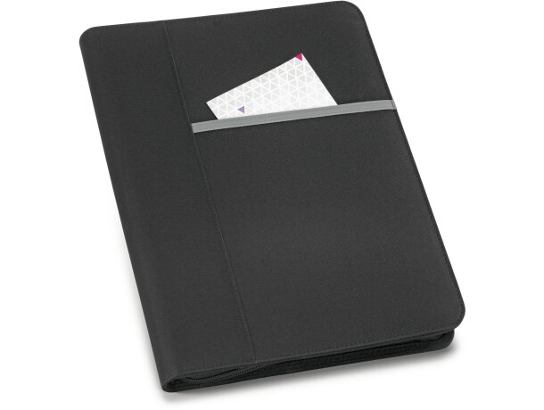 Portafolios A4 con bolsillo exterior gris claro