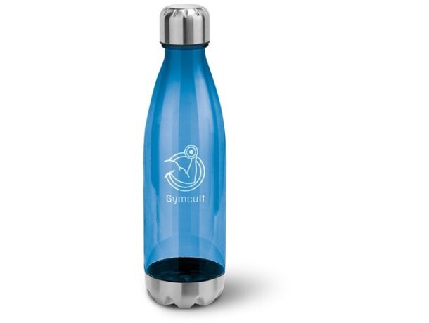 Botella Ancer deportiva de 700 mL personalizada azul