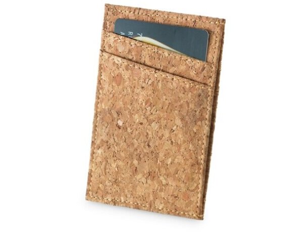 Porta tarjetas ecológico en corcho natural