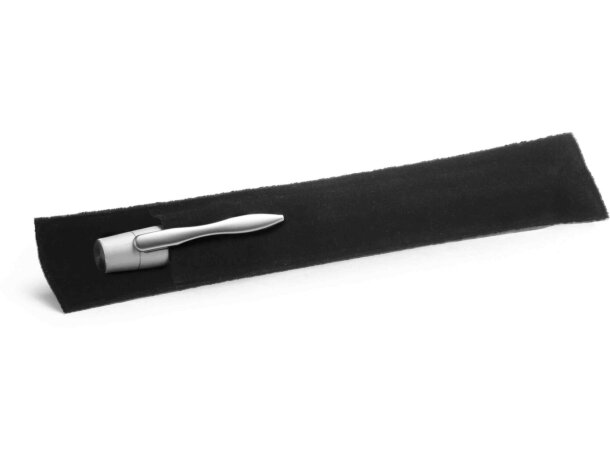 Funda personalizada para bolígrafo de poliester negra