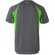 Camiseta técnica ojo de pájaro bicolor VL Slayer Gris/Verde detalle 3