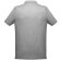 Polo berlin piqué de hombre con cuello y mangas en canalé Gris claro matizado detalle 3