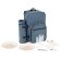 Mochila nevera whitsunday para pícnic con vajilla incluida Azul detalle 8