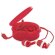 Auriculares con cajita de colores rojo