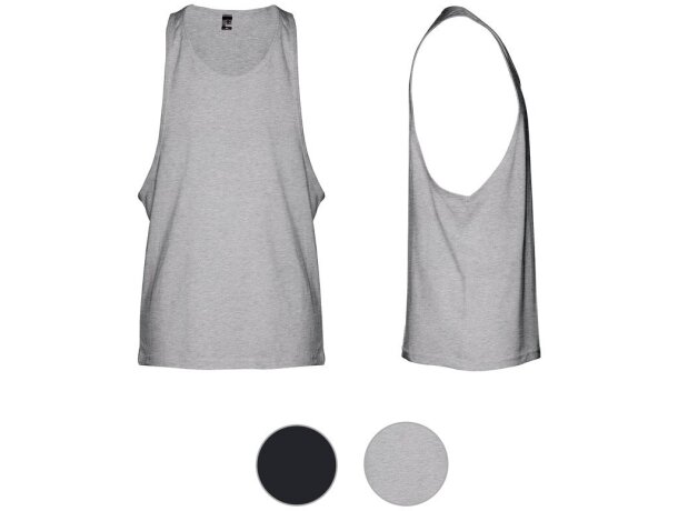 Camiseta sin mangas Ibiza de algodón cardado 140 g/m² detalle 1