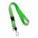 Lanyard Anquetil doble de colores grabado verde claro