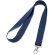 Lanyard Lariat con mosquetón para personalizar Azul