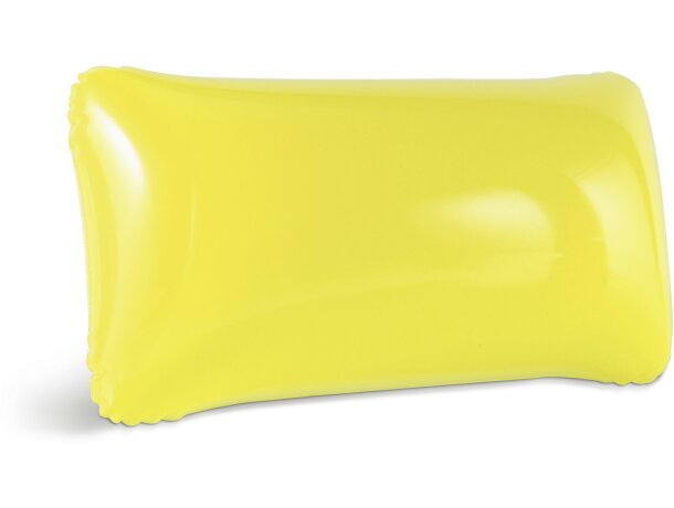 Cojín Timor de playa inflable personalizada amarillo