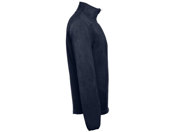 Polar vienna unisex de poliéster con cremallera de 1/4 Azul marino detalle 4