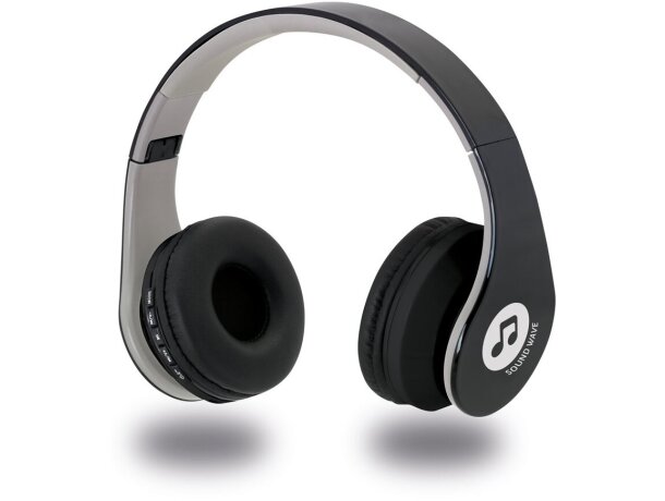 Auricular plástico de diadema con lector TF Hi!dea Negro detalle 3