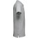 Polo hombre THC Monaco II en algodón 240g/m² con cuello canalé Gris claro matizado detalle 3