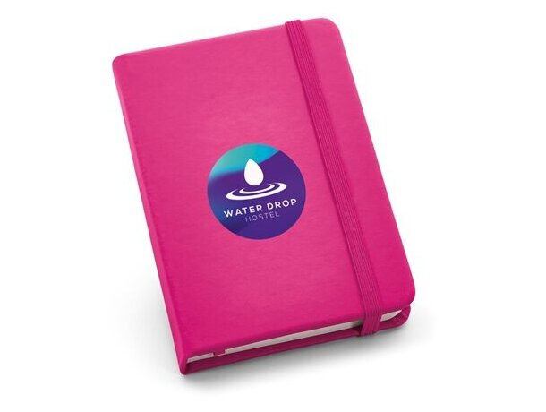 Bloc de notas personalizado tamaño a6 de colores rosa