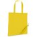 Bolsa Shops sencilla plegable poliéster 190T amarillo