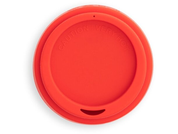 Taza Hazard de viaje rojo