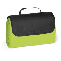 Manta Riley polar azul roja verde con logo