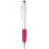 Bolígrafo con grip a color y puntero para tablet rosa