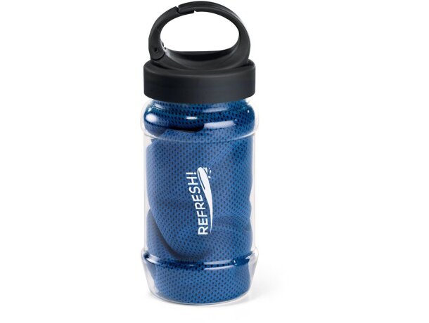 Toalla Artx Plus deportiva con botella Azul royal detalle 1