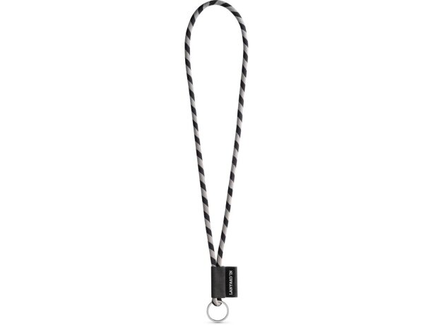 Lanyard Tube Long en poliamida con anilla de 32 mm detalle 1