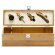 Set Syrah de vino en caja botellero de madera con 4 accesorios natural