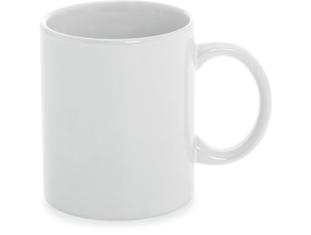 Taza Aniseed de cerámica báscia blanca para sublimación personalizado blanco