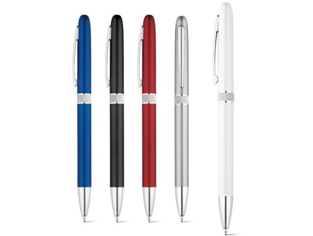 Bolígrafo con clip de metal en varios colores
