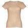 Camisetas manga corta corte entallado de algodón 150 g/m2 Thc Sofia Marrón claro