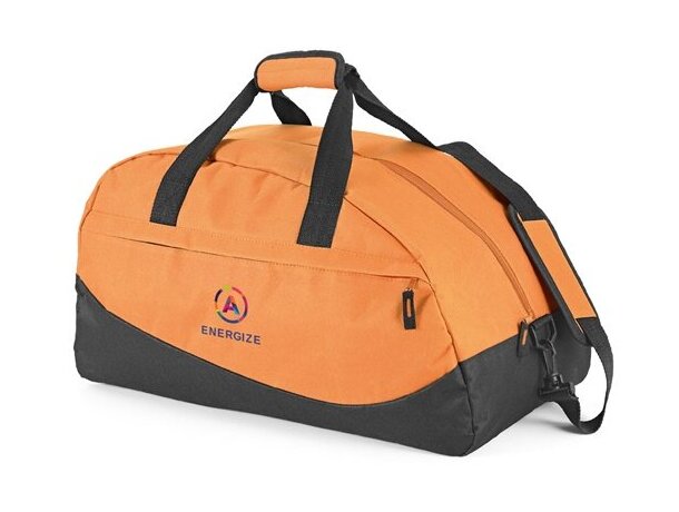 Bolsa de deporte con base semirrígida naranja