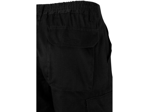 Pantalón de sarga bicolor VL Athena con bandas reflectantes Negro/Amarillo detalle 54