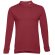 Polo Bern de manga larga en algodón 210 g/m² para hombre Burdeos detalle 13