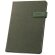 Agenda diaria Andresen B5 rPET reciclado con cierre elástico verde Agenda Andresen B5 en rPET verde