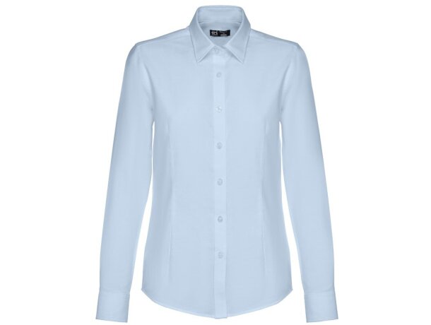 Camisa oxford mujer tokyo women ii algodón y poliéster Azul claro detalle 3
