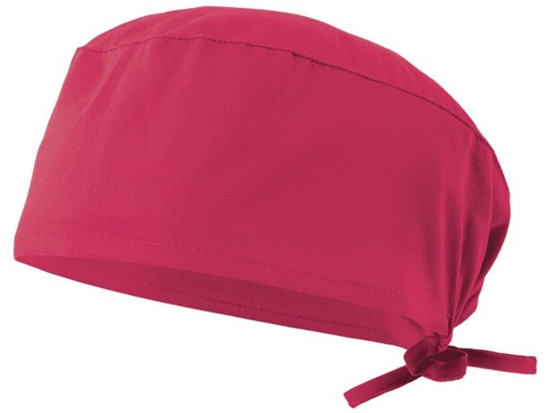 Gorro sanitario Enlil de sarga transpirable con ajuste elástico Azul pastel detalle 2