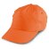 Gorra Campbel de poliester para hacer deporte naranja