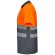 Polo alta visibilidad Cupid Large bicolor manga corta 4XL 5XL Gris/Naranja detalle 13