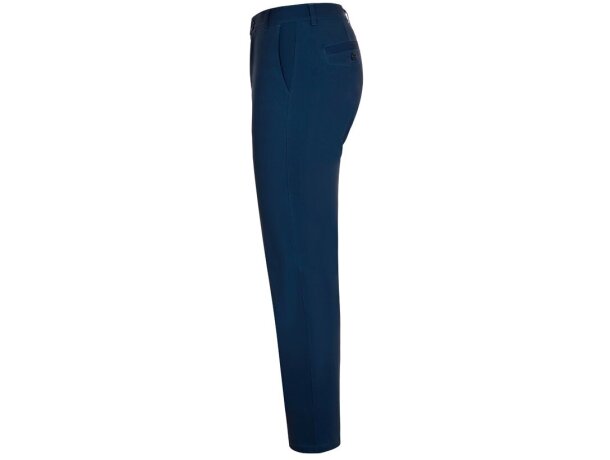 Pantalón chino Vishnu unisex elástico con cinco bolsillos Azul marino detalle 7