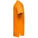 Polo Adam de algodón piqué cardado con cuello canalé Naranja detalle 34