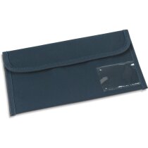 Portadocumentos de viaje Airline con ventana de identificación