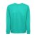 Sudadera unisex Colombo de algodón y poliéster, 240 g/m² Verde turquesa