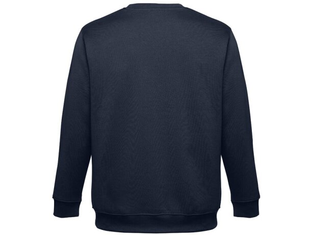 Sudadera Delta unisex de algodón y poliéster con interior cardado Azul marino detalle 20